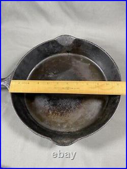 Antique Erie Pre Griswold Cast Iron Skillet 9a