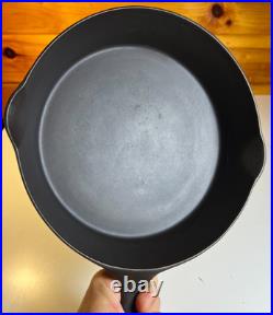 Antique Favorite Piqua Ware #7A Cast Iron Skillet Restored Smooth DEAD FLAT