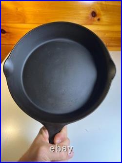 Antique Favorite Piqua Ware #7A Cast Iron Skillet Restored Smooth DEAD FLAT
