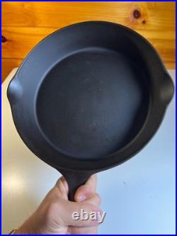 Antique Favorite Piqua Ware #7A Cast Iron Skillet Restored Smooth DEAD FLAT