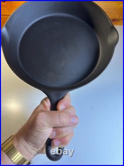 Antique Favorite Piqua Ware #7A Cast Iron Skillet Restored Smooth DEAD FLAT