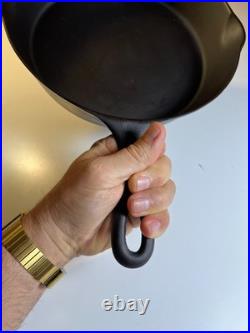 Antique Favorite Piqua Ware #7A Cast Iron Skillet Restored Smooth DEAD FLAT