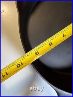 Antique Favorite Piqua Ware #7A Cast Iron Skillet Restored Smooth DEAD FLAT