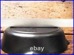 Antique GRISWOLD Cast Iron SKILLET Frying Pan # 5 LARGE SLANT LOGO Ironspoon