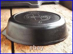 Antique GRISWOLD Cast Iron SKILLET Frying Pan # 5 LARGE SLANT LOGO Ironspoon Antique GRISWOLD Cast Iron SKILLET Frying Pan # 5 LARGE SLANT LOGO Ironspoon