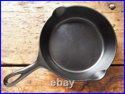Antique GRISWOLD Cast Iron SKILLET Frying Pan # 5 LARGE SLANT LOGO Ironspoon