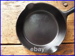 Antique GRISWOLD Cast Iron SKILLET Frying Pan # 5 LARGE SLANT LOGO Ironspoon