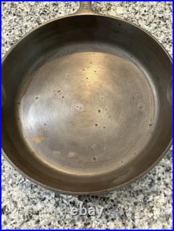 Antique GRISWOLD Erie Number 9 Spoon Handle Small Logo Cast SKILLET FRY PAN 710