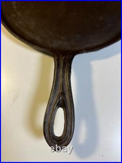 Antique Gate Mark Cast Iron Skillet #8 1860s Civil War Frontier Era American