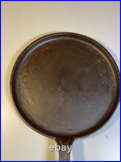 Antique Gate Mark Cast Iron Skillet #8 1860s Civil War Frontier Era American