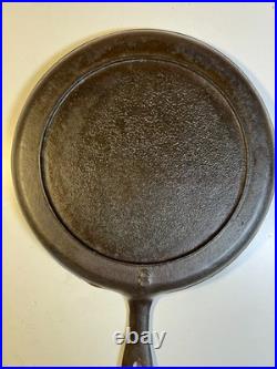Antique Gate Mark Cast Iron Skillet #8 1860s Civil War Frontier Era American