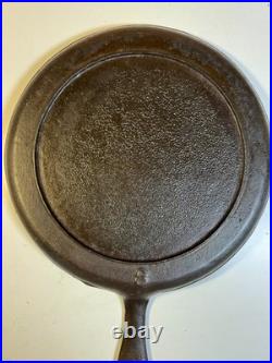 Antique Gate Mark Cast Iron Skillet #8 1860s Civil War Frontier Era American
