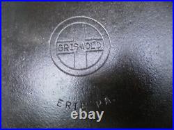 Antique Griswold 10-1/2 Cast Iron Skillet Frying Pan 704-g Small Block Logo #8