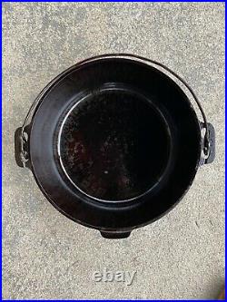 Antique Griswold #10 Cast Iron Tite-top Dutch Oven