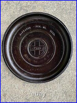 Antique Griswold #10 Cast Iron Tite-top Dutch Oven