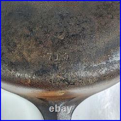 Antique Griswold #9 Cast iron Skillet Large Logo # 710 Frying Pan