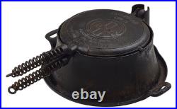 Antique Griswold American No. 8 High Base No. 88 Cast Iron 885 886 Waffle Maker