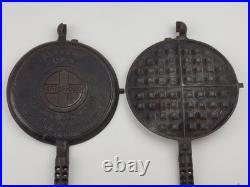 Antique Griswold American No. 8 High Base No. 88 Cast Iron 885 886 Waffle Maker