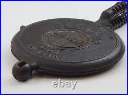 Antique Griswold American No. 8 High Base No. 88 Cast Iron 885 886 Waffle Maker