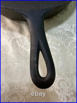 Antique Griswold Cast Iron #9 Large Logo Skillet w Heat Smoke Ring 710 H