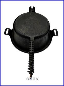 Antique Griswold Mfg. Co. American #8 High Base Cast Iron Waffle Iron