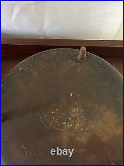 Antique Griswold Mold #10 Cast Iron Chuck Wagon Tite Top Dutch Oven With Lid