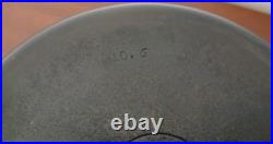 Antique Griswold No. 6 Cast Iron Skillet 699B 9