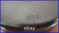 Antique Griswold No. 6 Cast Iron Skillet 699B 9