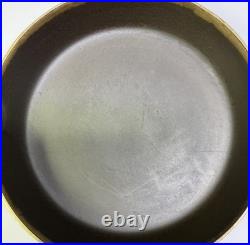 Antique Griswold No. 8 Cast Iron Skillet Large Block Logo 704B Nickel Plated