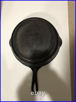 Antique Griswold Slant Logo Erie Logo No 7 Cast Iron Skillet 701 Heat Ring