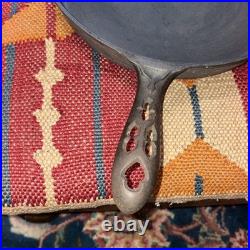 Antique Highland Foundry Co. HF Co. 8 & 9 Fancy Handle Cast Iron Skillet 11