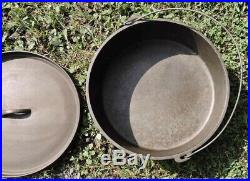 Antique Lodge No. 16, 3 Legged Camp Dutch Oven With LID