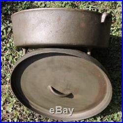 Antique Lodge No. 16, 3 Legged Camp Dutch Oven With LID