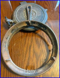 Antique Patton Patent Oct. 30, 1883 Cast Iron Waffle Iron