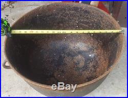 Bargain John's Antiques  Antique Cast Iron Cauldron Scalding Pot