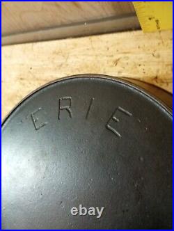 Antique Pre Griswold ERIE #8 Cast Iron Skillet Heat Ring Maker Mark Rare