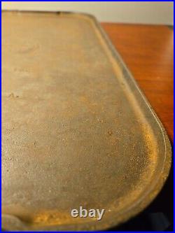 Antique Pre Griswold Erie #8 Cast Iron Griddle