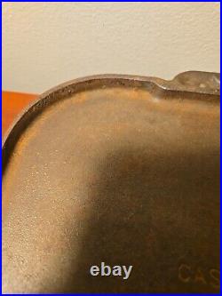 Antique Pre Griswold Erie #8 Cast Iron Griddle