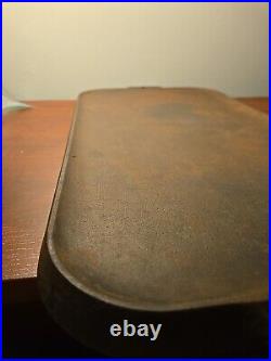 Antique Pre Griswold Erie #8 Cast Iron Griddle