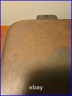 Antique Pre Griswold Erie #8 Cast Iron Griddle