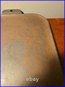 Antique Pre Griswold Erie #8 Cast Iron Griddle