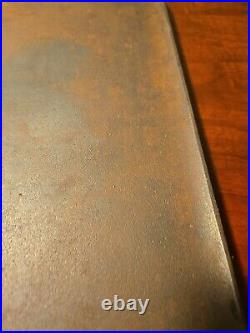 Antique Pre Griswold Erie #8 Cast Iron Griddle