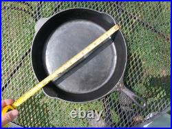 Antique Raised No. 12 Cast Iron Skillet