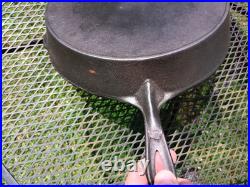 Antique Raised No. 12 Cast Iron Skillet