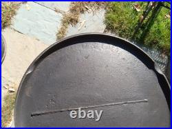 Antique S. P. & Co. Philadelphia Cast Iron 10 Qt Kettle Stock Pot 12.75 x 7.25