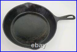 Antique Sidney Hollowware Co #7 Cast Iron Skillet Frying Pan Hard to Find Rare