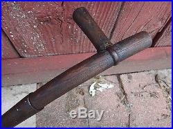 Antique Spider Footed Cast Iron Dutch Oven Long Handle Kenrick & Co 1805 England