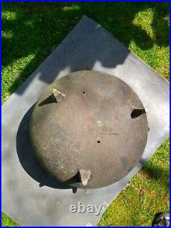 Antique /Vintage Collectible Large Cast Iron Black Cauldron Not a Reproduction