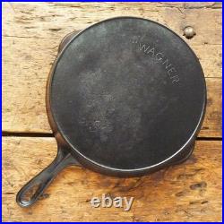 Antique WAGNER WARE Cast Iron SKILLET Frying Pan # 9 SIDNEY O Ironspoon
