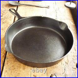 Antique WAGNER WARE Cast Iron SKILLET Frying Pan # 9 SIDNEY O Ironspoon